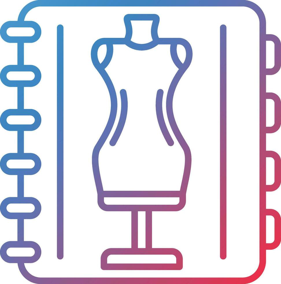 Fashion Magazine Vector Icon