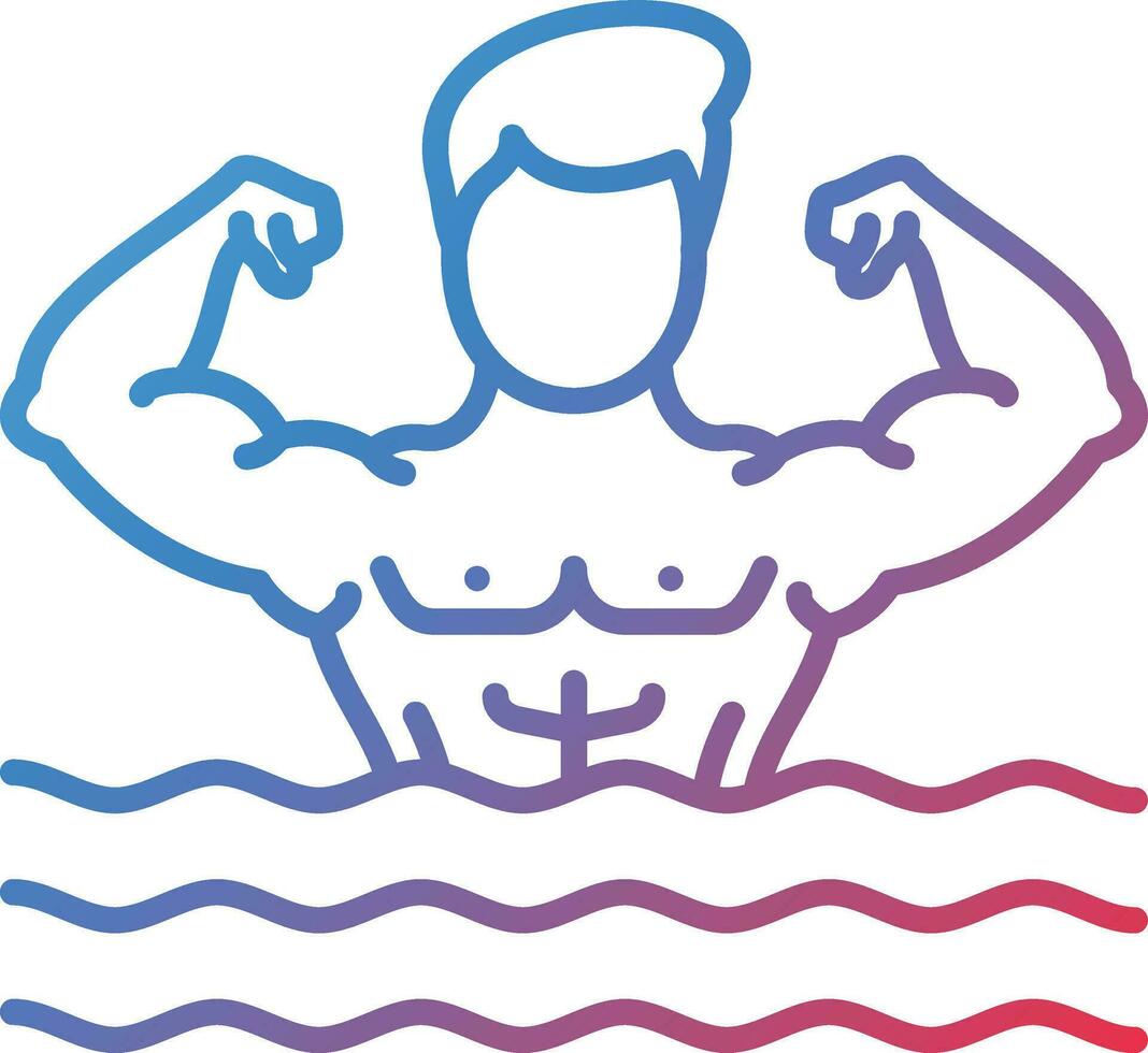 Water Aerobics Vector Icon