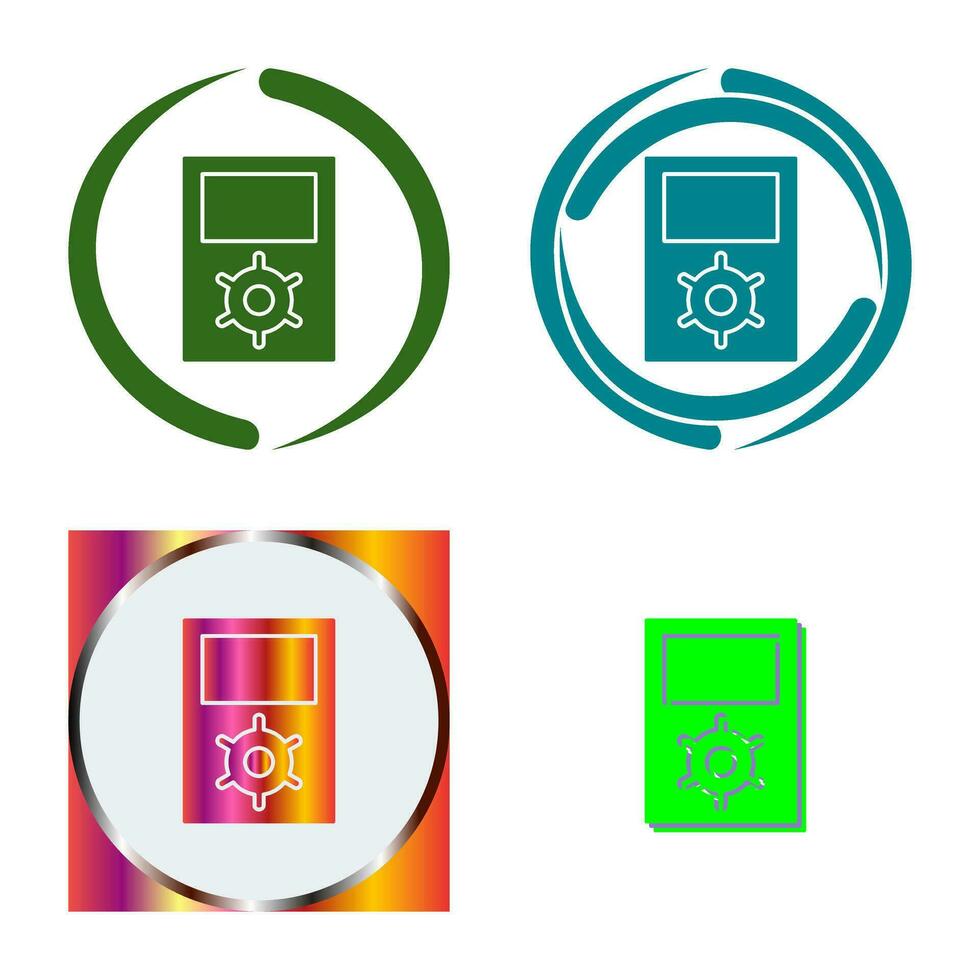 Unique Portfolio Management Vector Icon