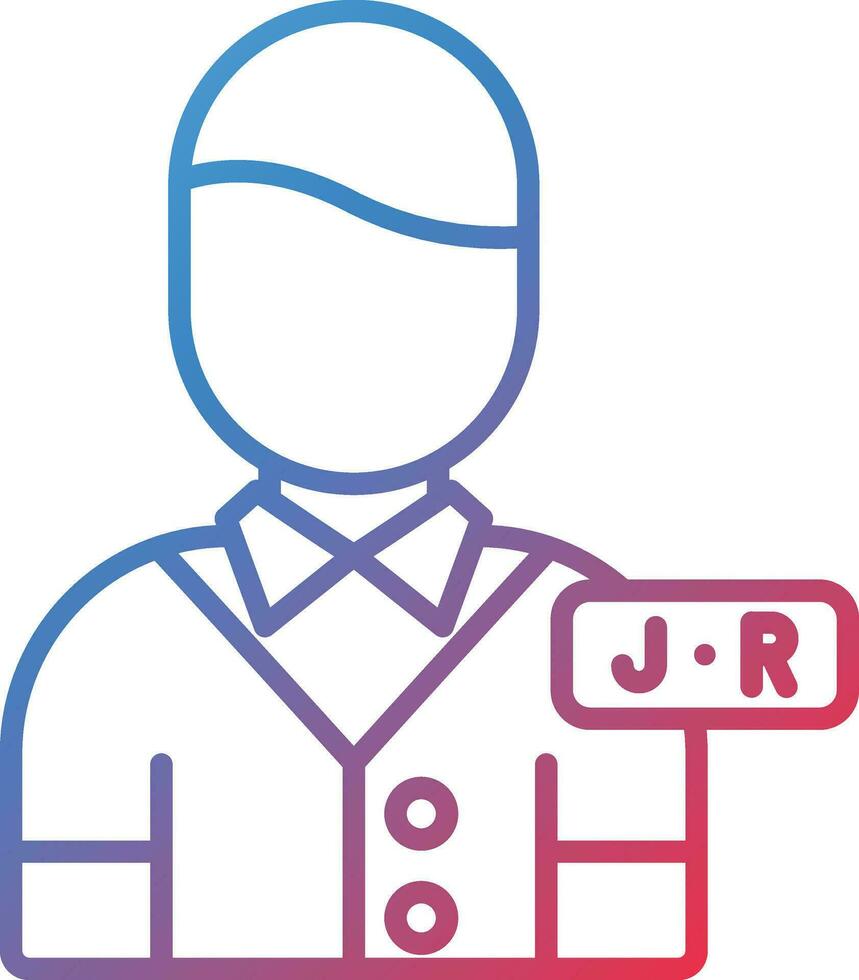 Junior Sales Rep Vector Icon