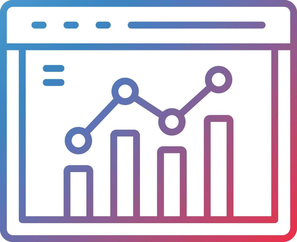 Web Analytics Vector Icon