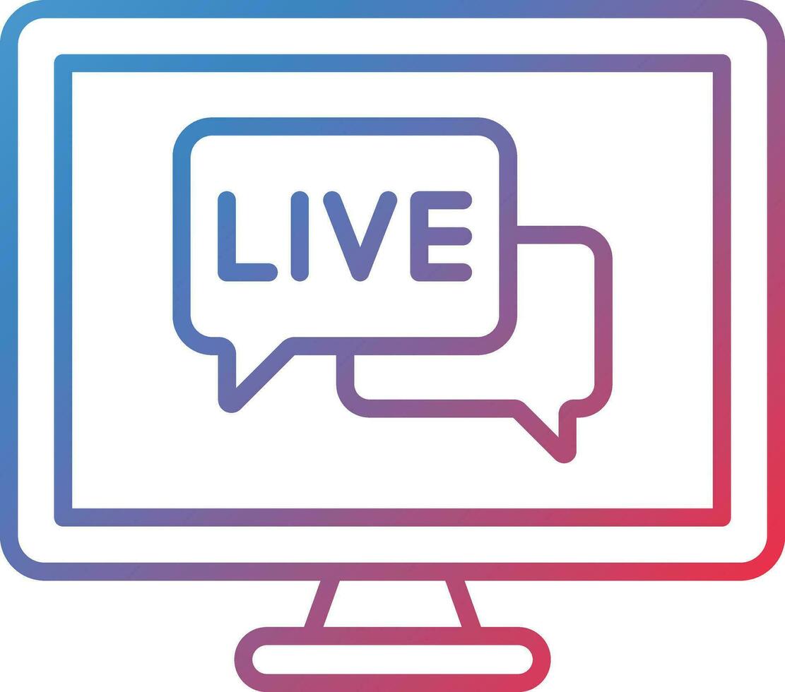 Live Chat Vector Icon