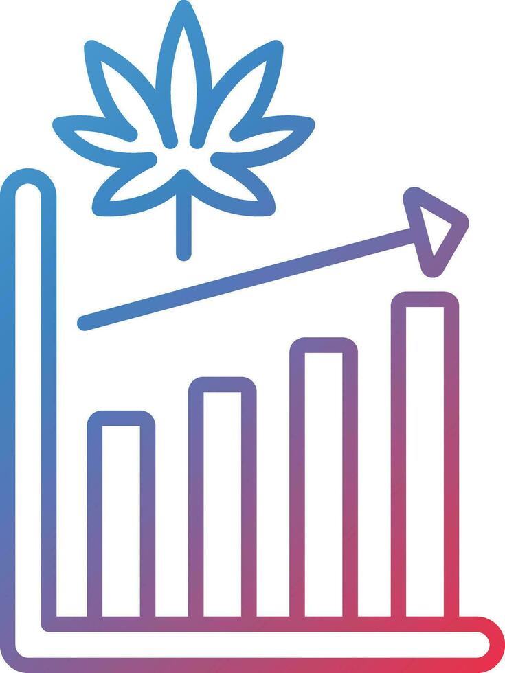Marijuana Stocks Vector Icon