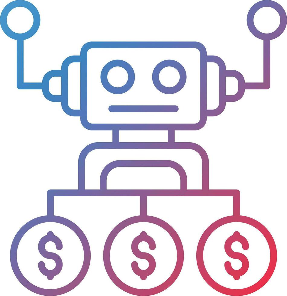 Robot Advisor Vector Icon