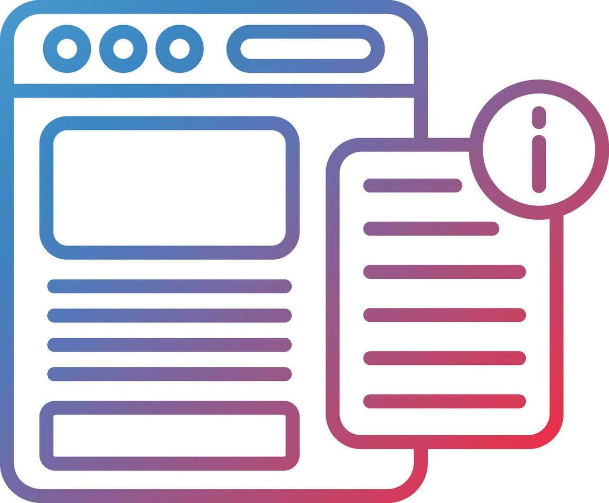 Squeeze Page Vector Icon