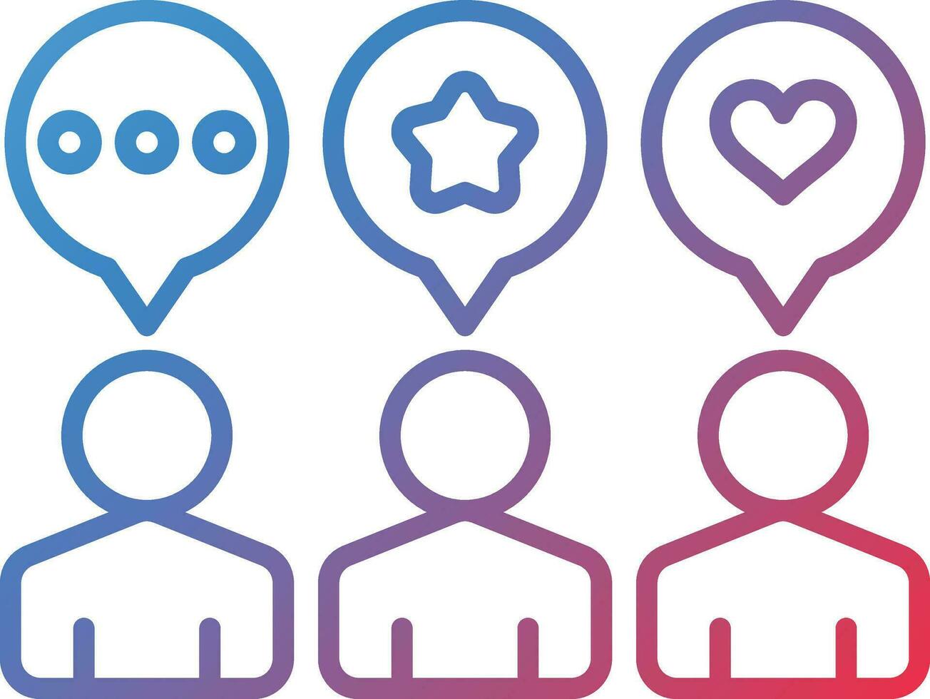 Social Media Audience Vector Icon