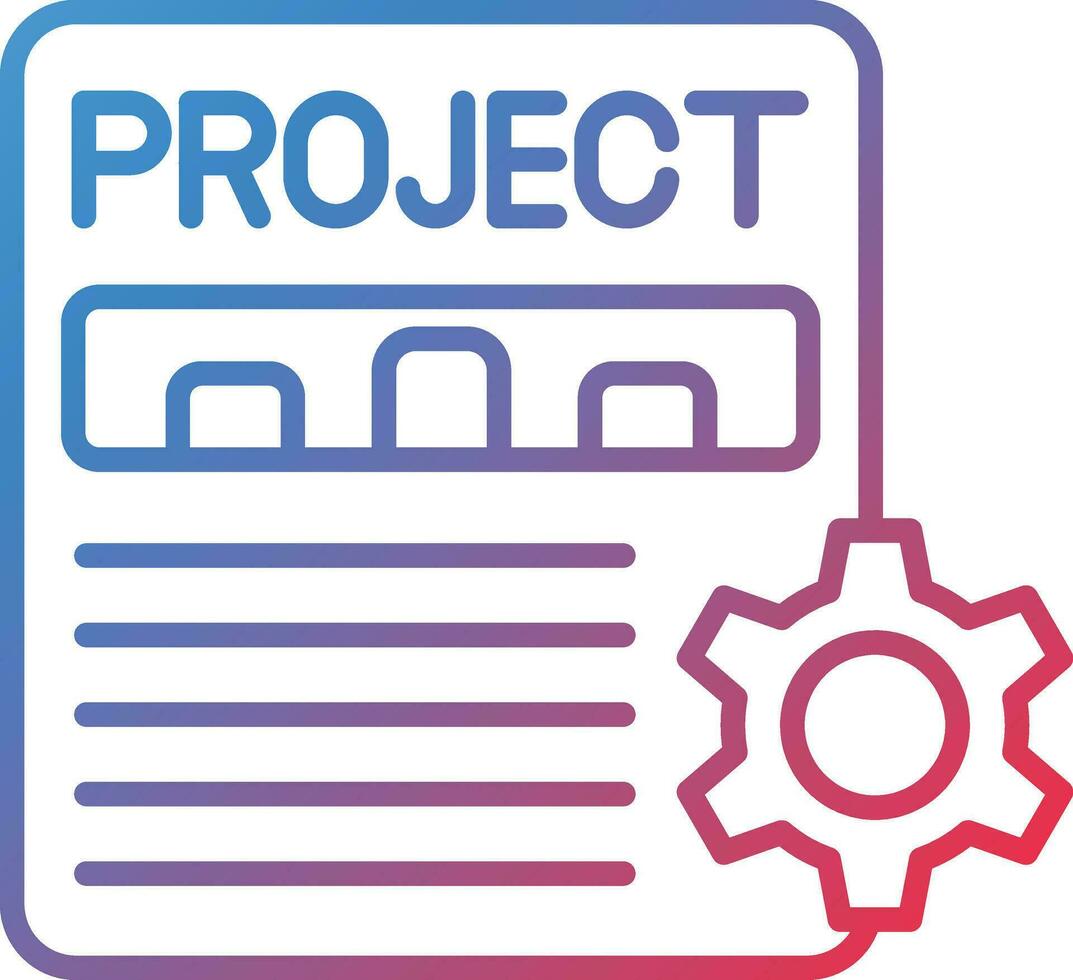 proyectos vector icono