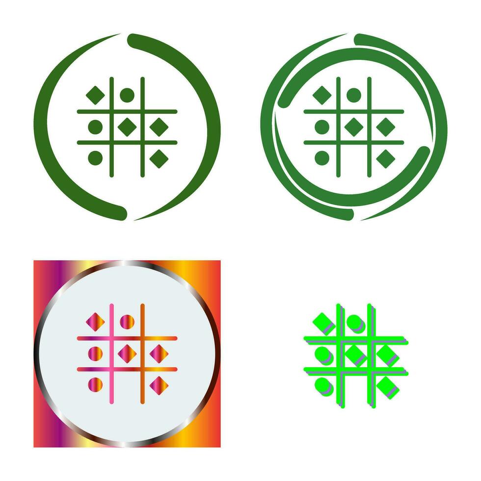 Tic Tac Toe Vector Icon