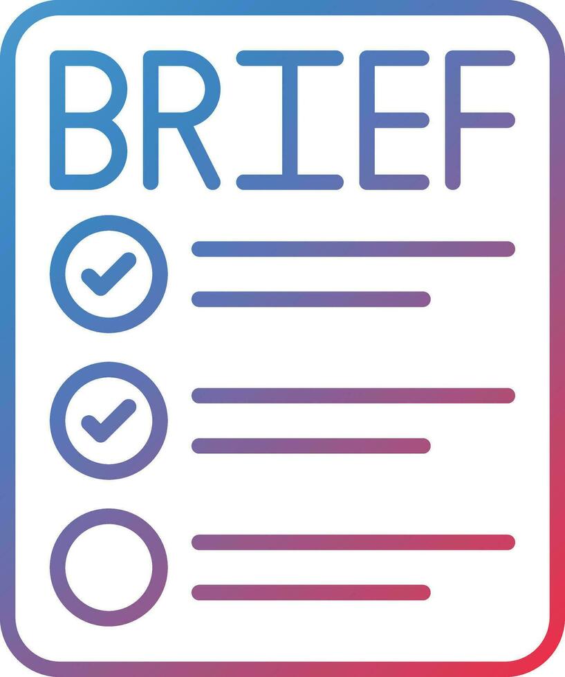 Brief Vector Icon