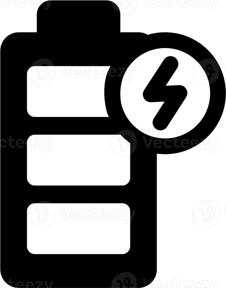 Battery bar charging icon png