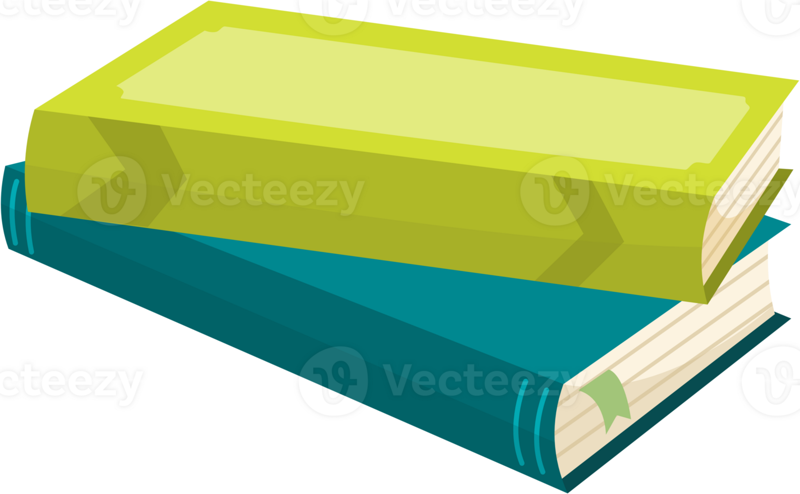 pile of books cartoon illustration png