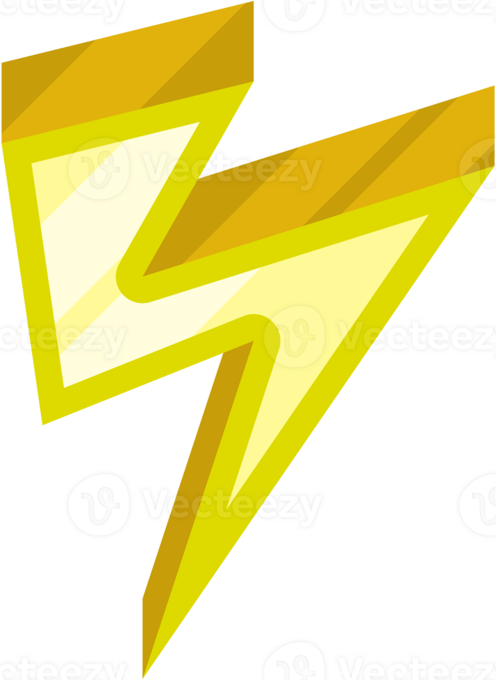 Flat Thunder illustration png