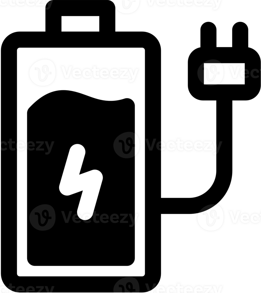 Battery bar charging icon png