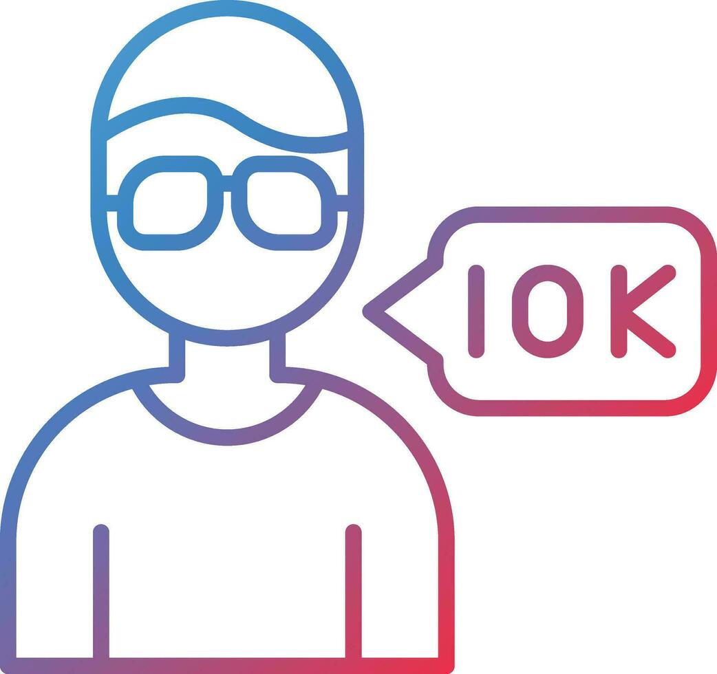 Nano Influencer Vector Icon