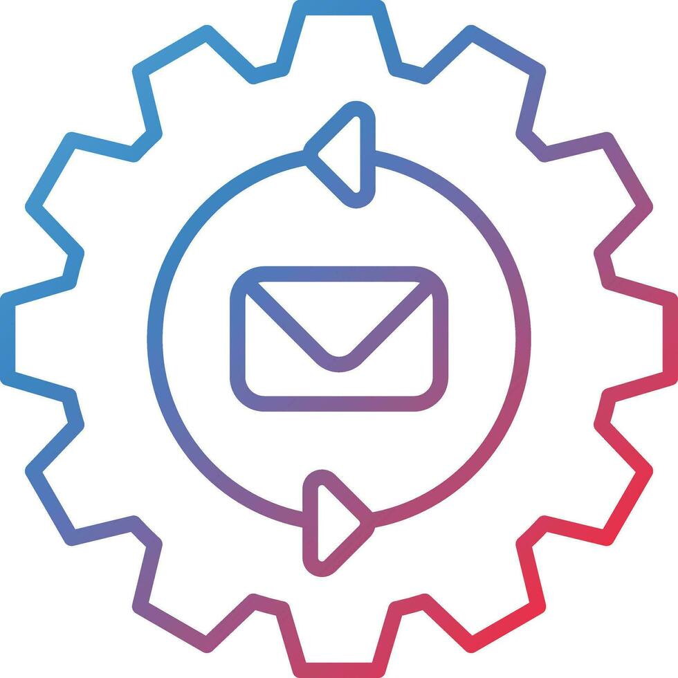 Marketing Automation Vector Icon