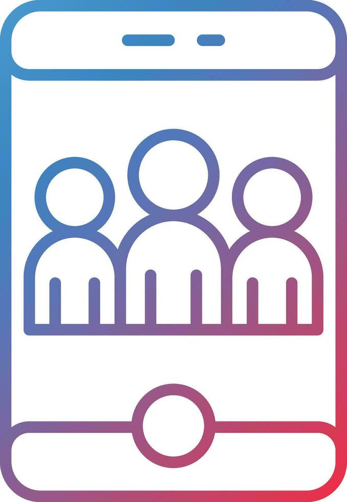 Online Community Vector Icon