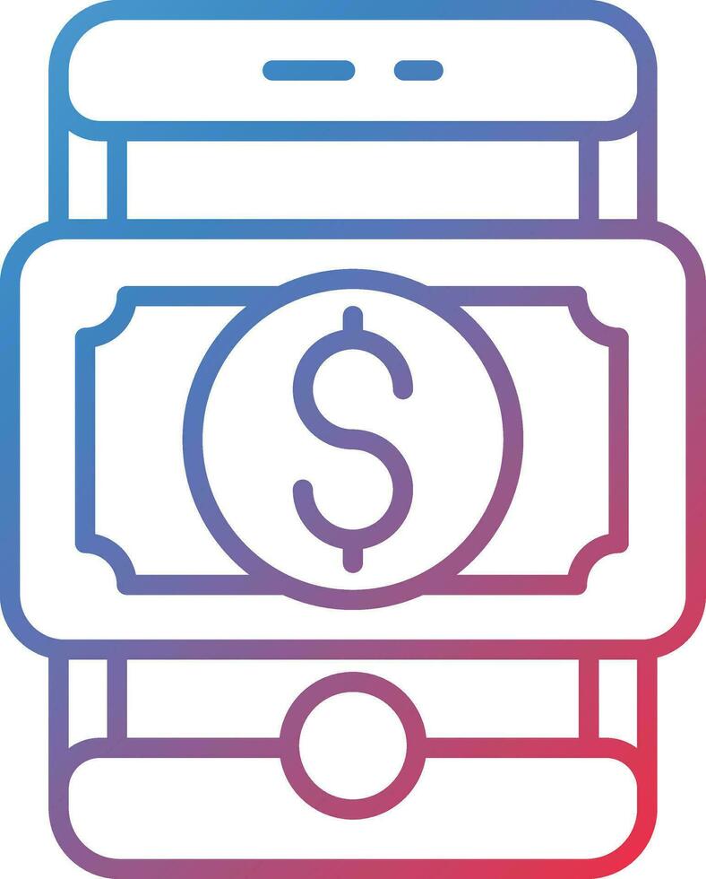 Online Income Vector Icon