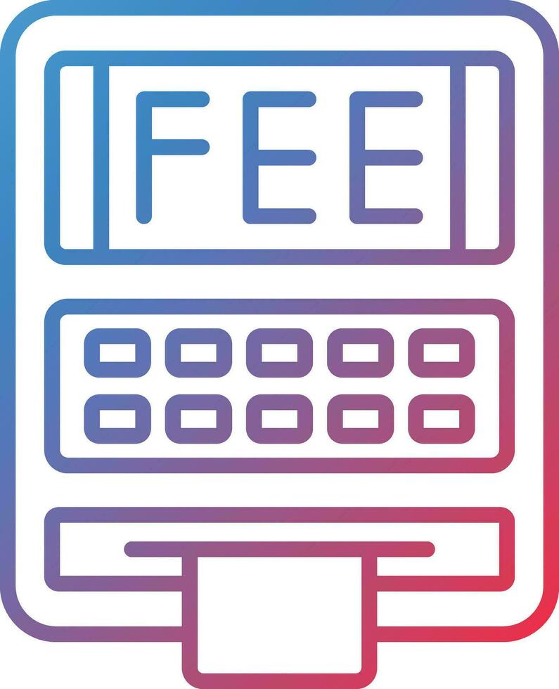 Atm Fees Vector Icon