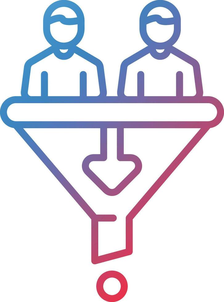Sales Funnel Strategist Vector Icon