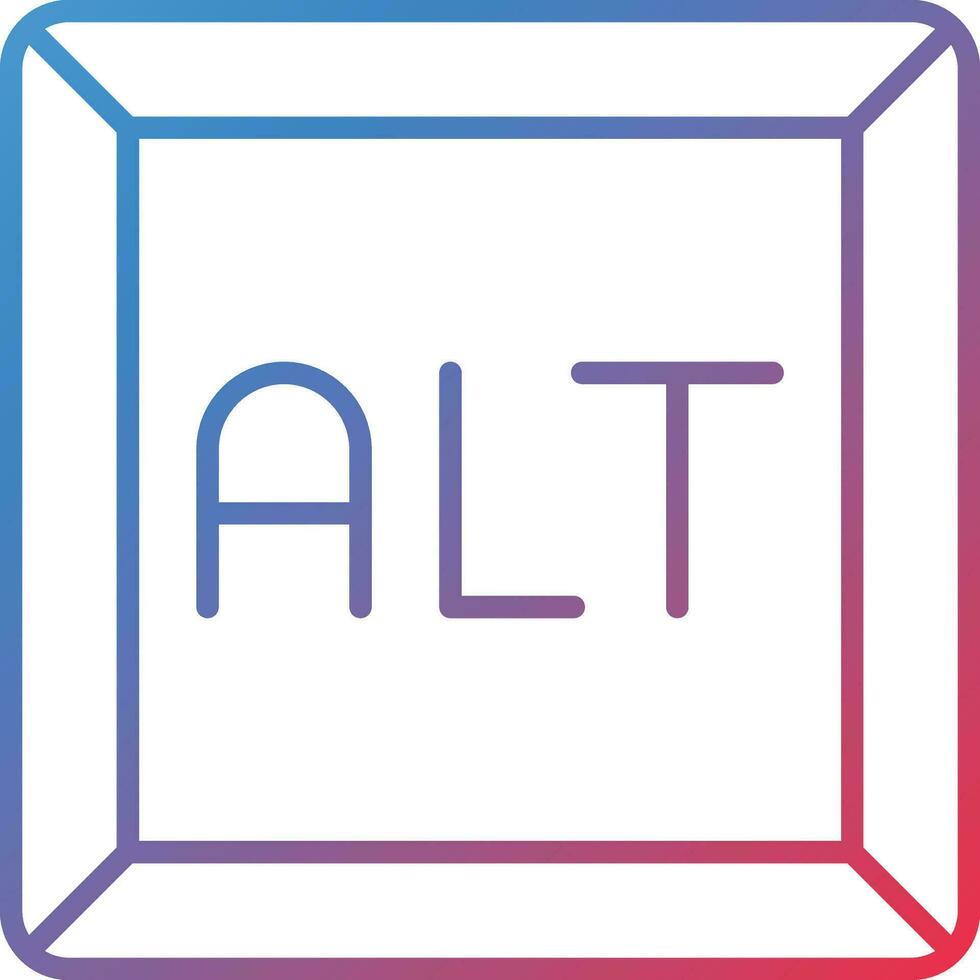 Alt Text Vector Icon