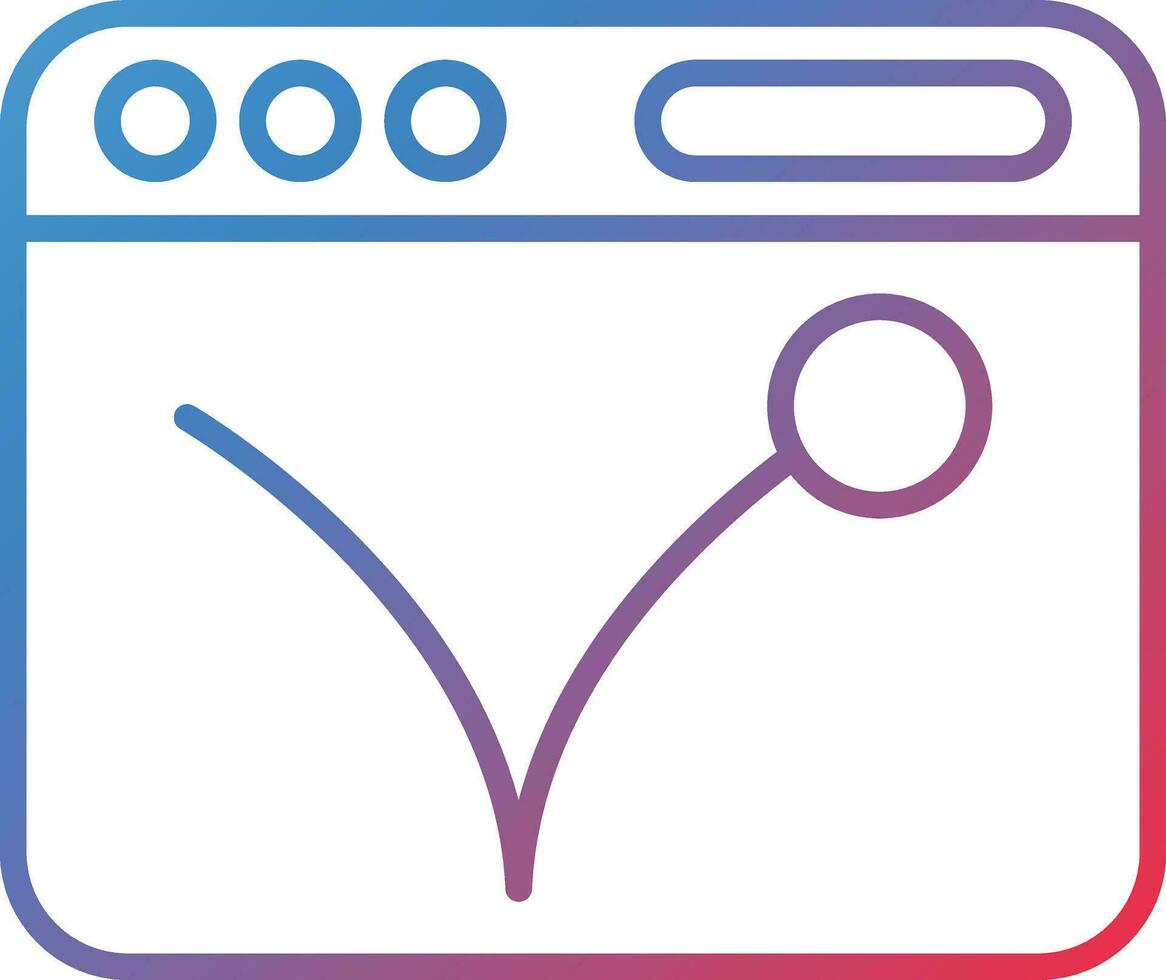 Bounce Rate Vector Icon