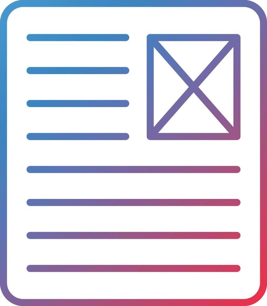 Latent Semantic Index Vector Icon