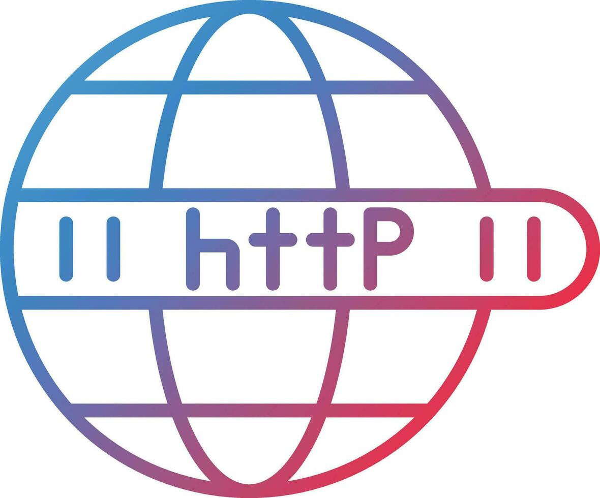 icono de vector de http