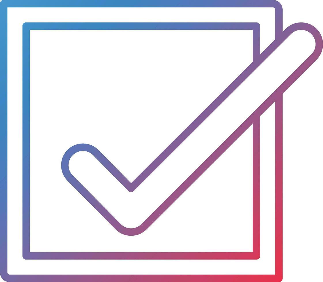 Checkbox Vector Icon