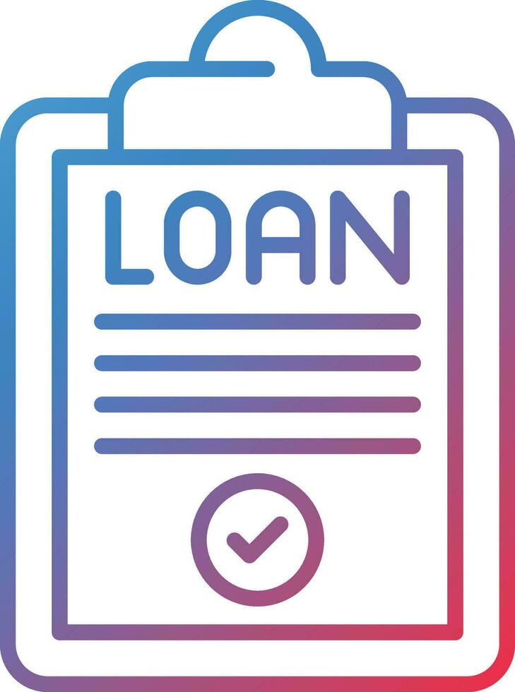 Loan Money Vector Icon