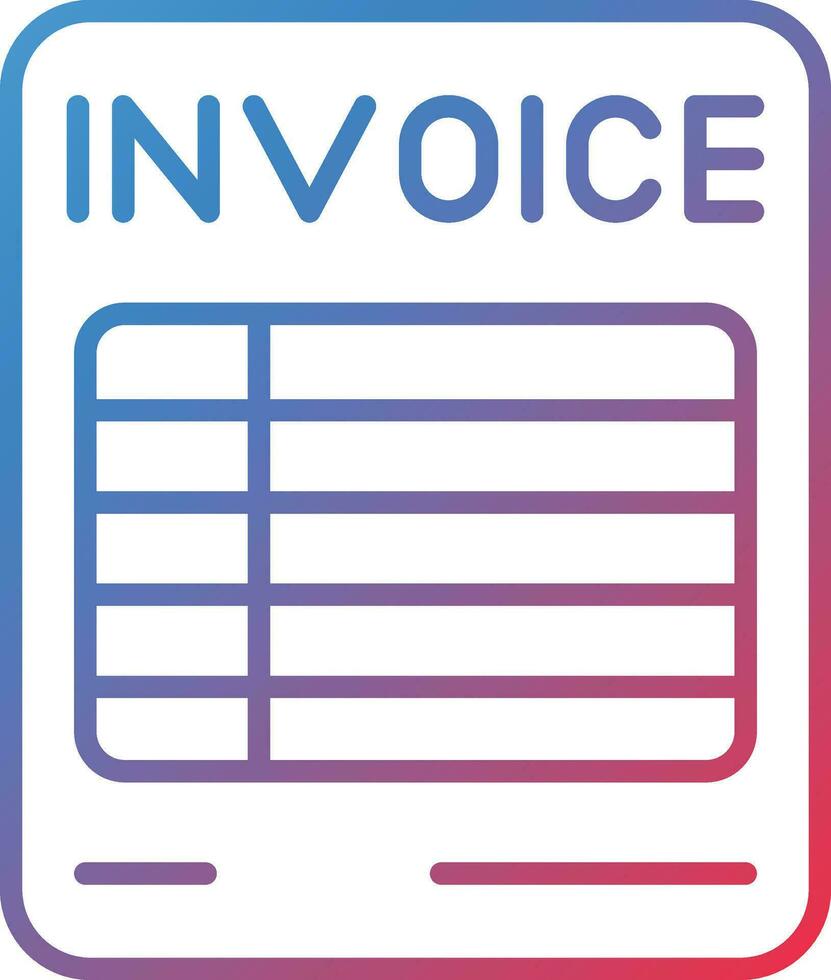 Invoice Vector Icon
