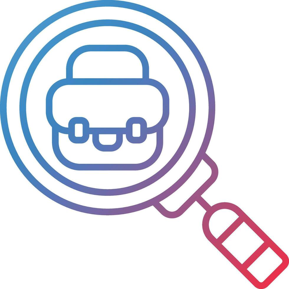 Job Searching Vector Icon