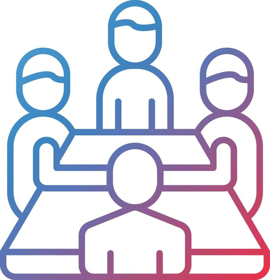 Company Meeting Vector Icon