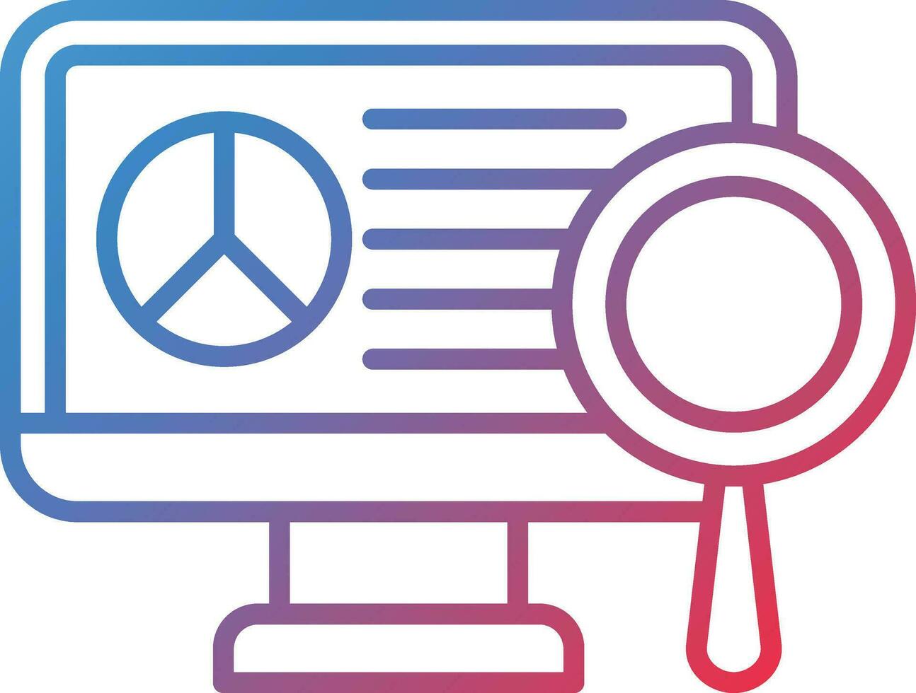 Monitoring Project Data Vector Icon