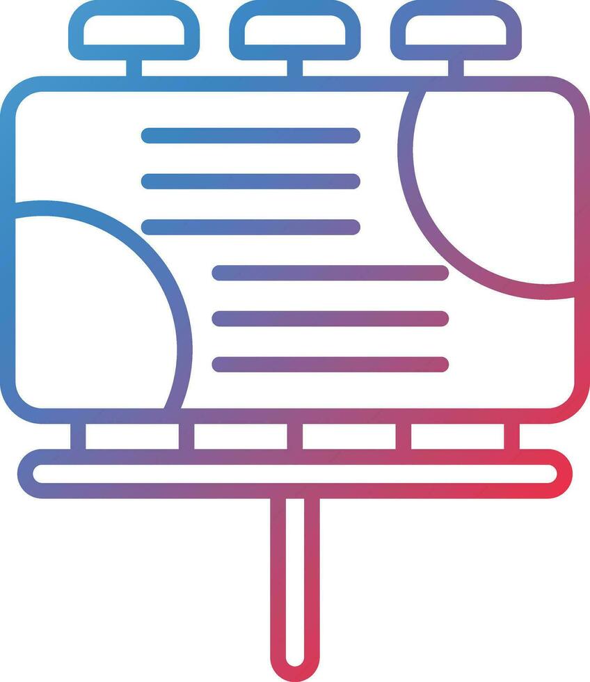 Billboard Vector Icon