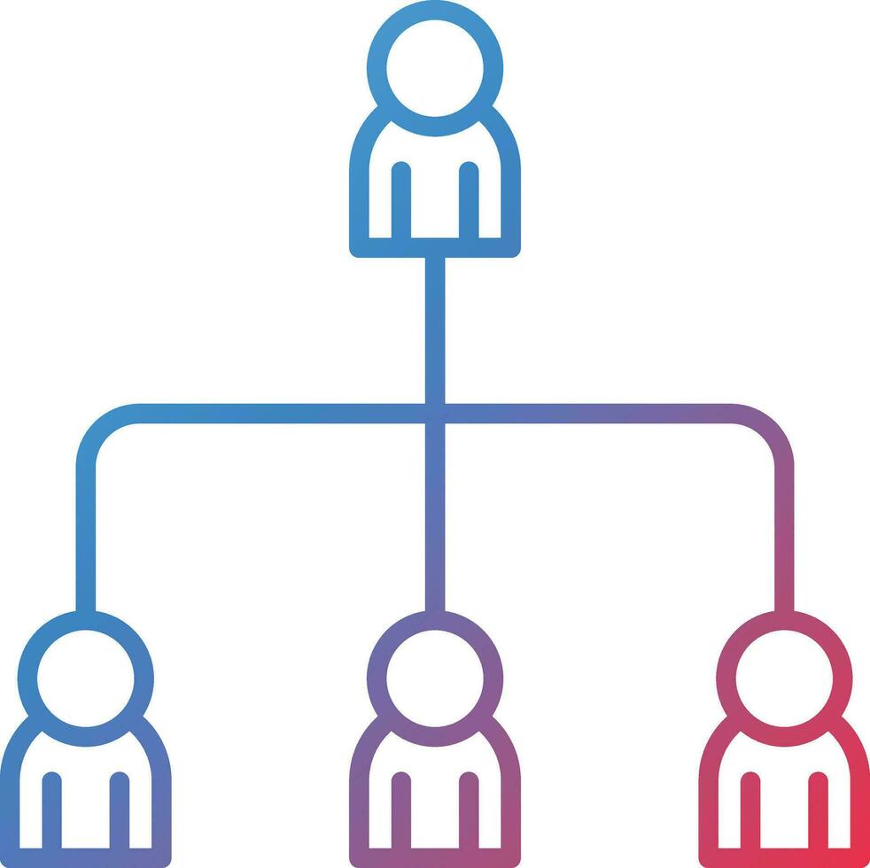 Company Structure Vector Icon