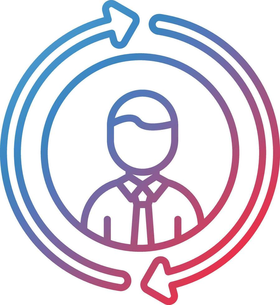 Employee Turnover Vector Icon