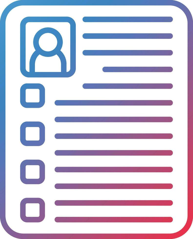 Cv Vector Icon