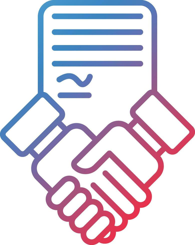 Employment Contract Vector Icon