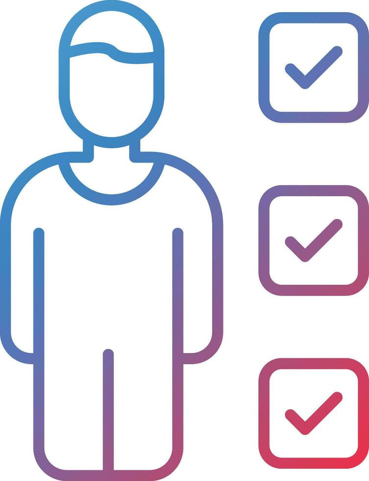 Employee Qualification Vector Icon