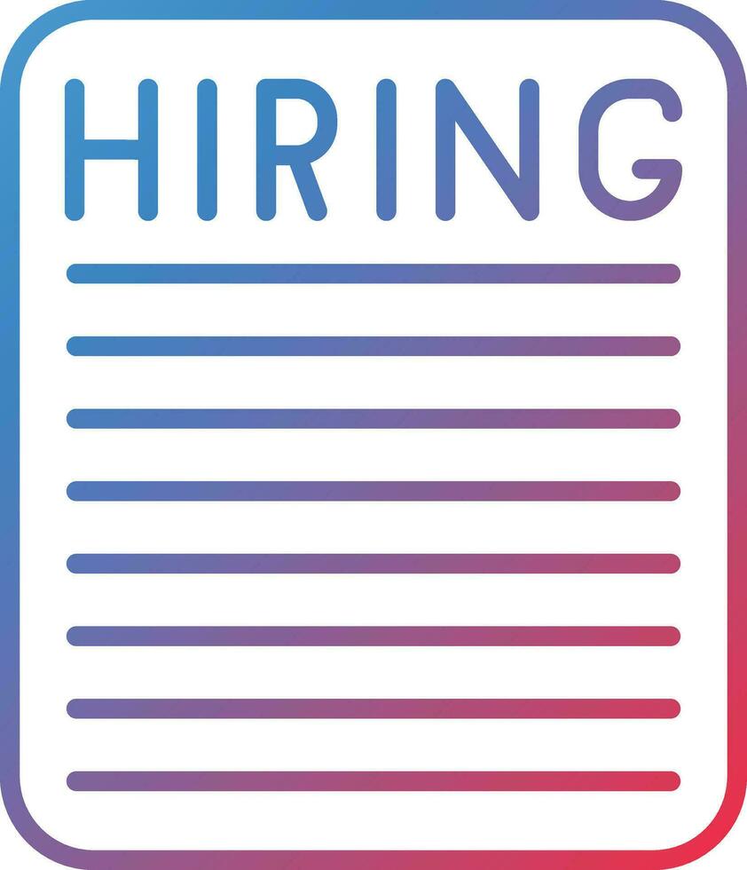 Hiring Vector Icon
