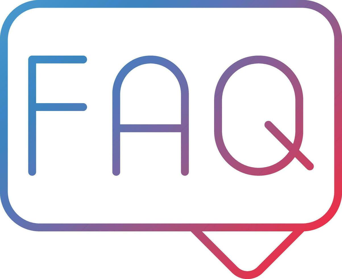 Faq Vector Icon