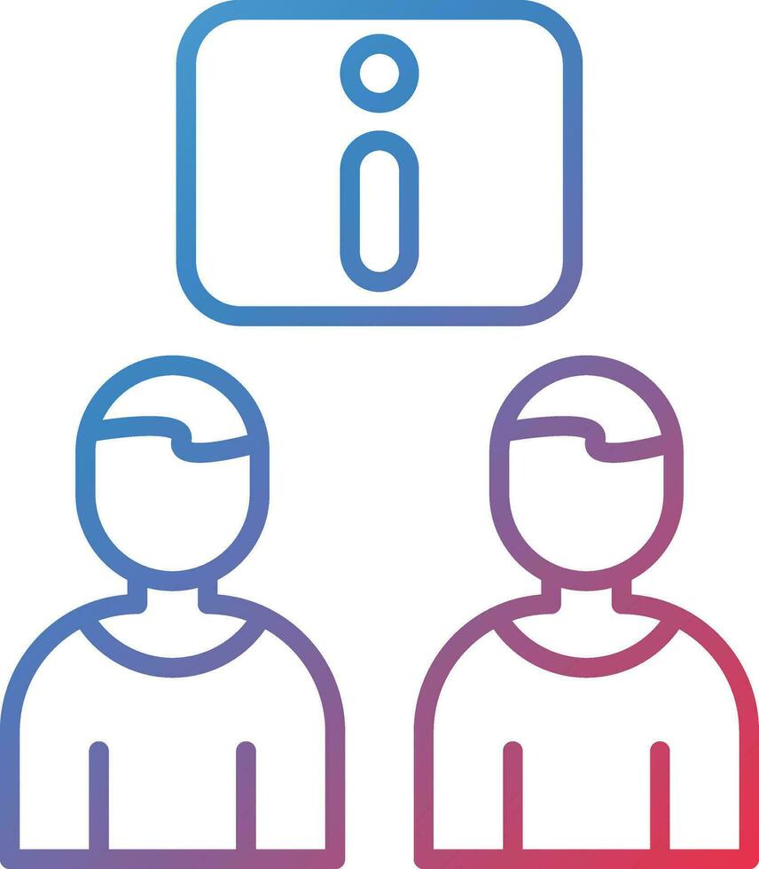 Internal Meeting Vector Icon