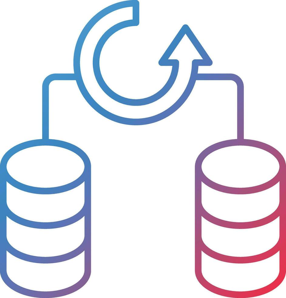 Database Backup Vector Icon