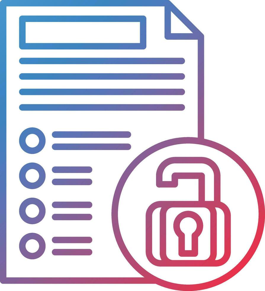 File Access Vector Icon