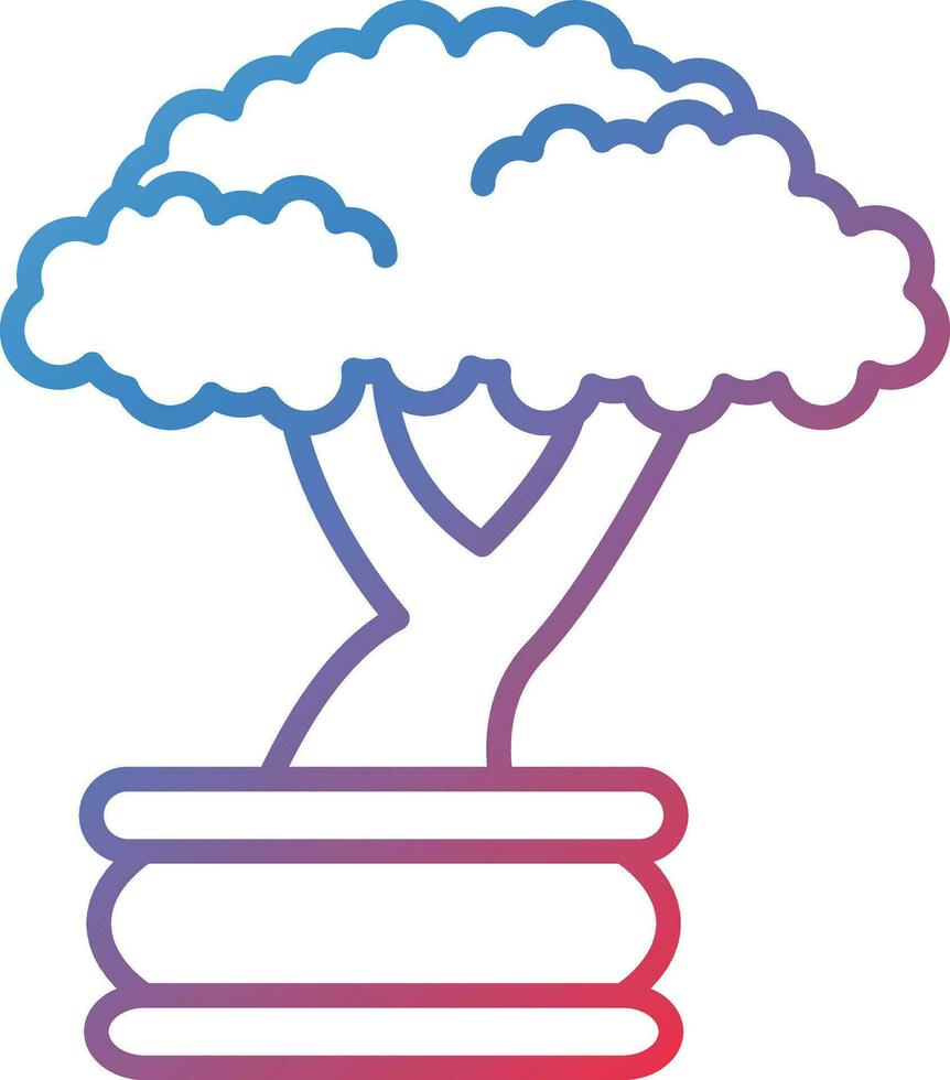 Bonsai Vector Icon