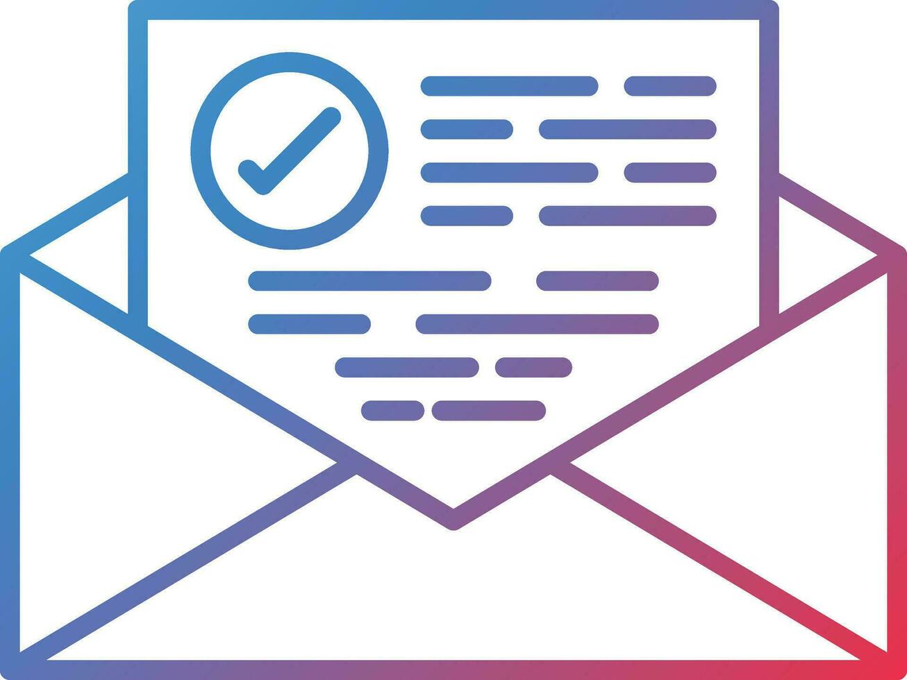 Email Verification Vector Icon