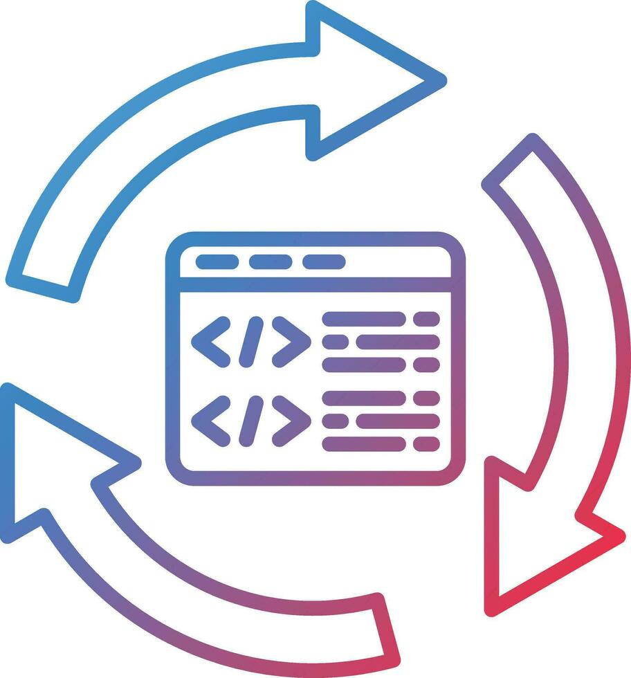 Code Refactoring Vector Icon