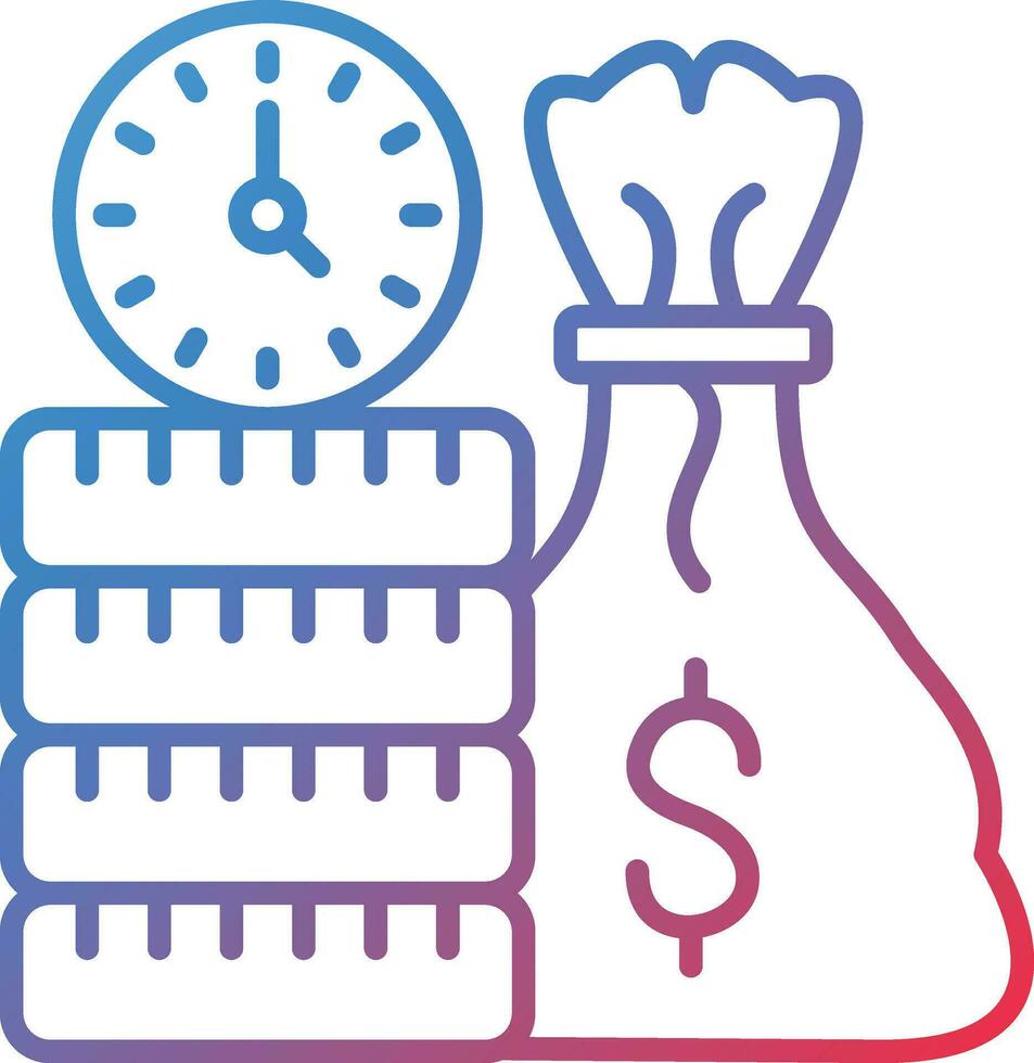 Time Deposit Vector Icon