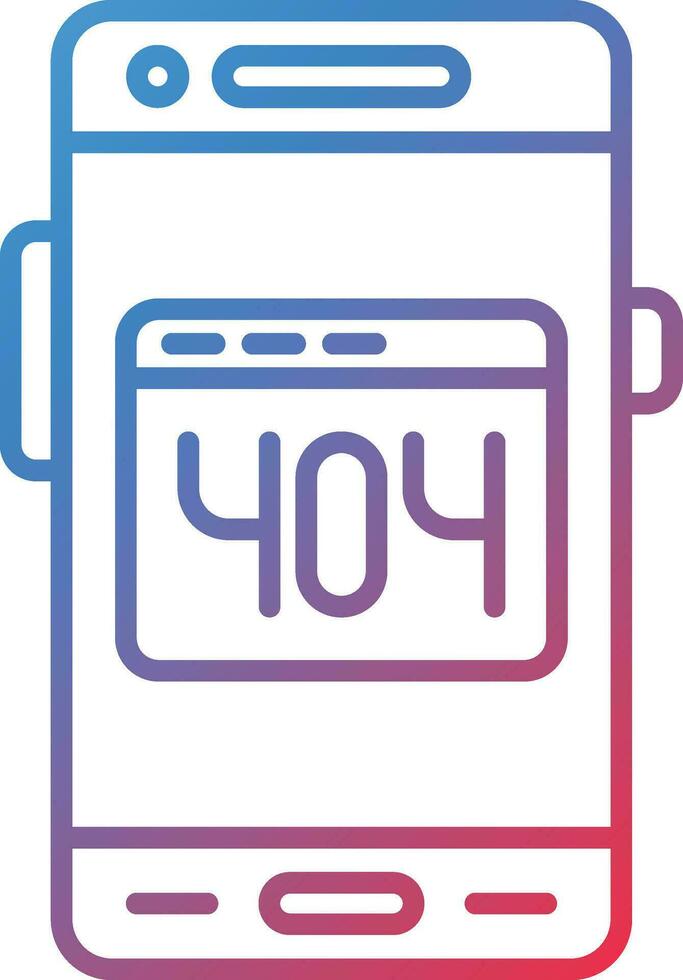 Error 404 Vector Icon