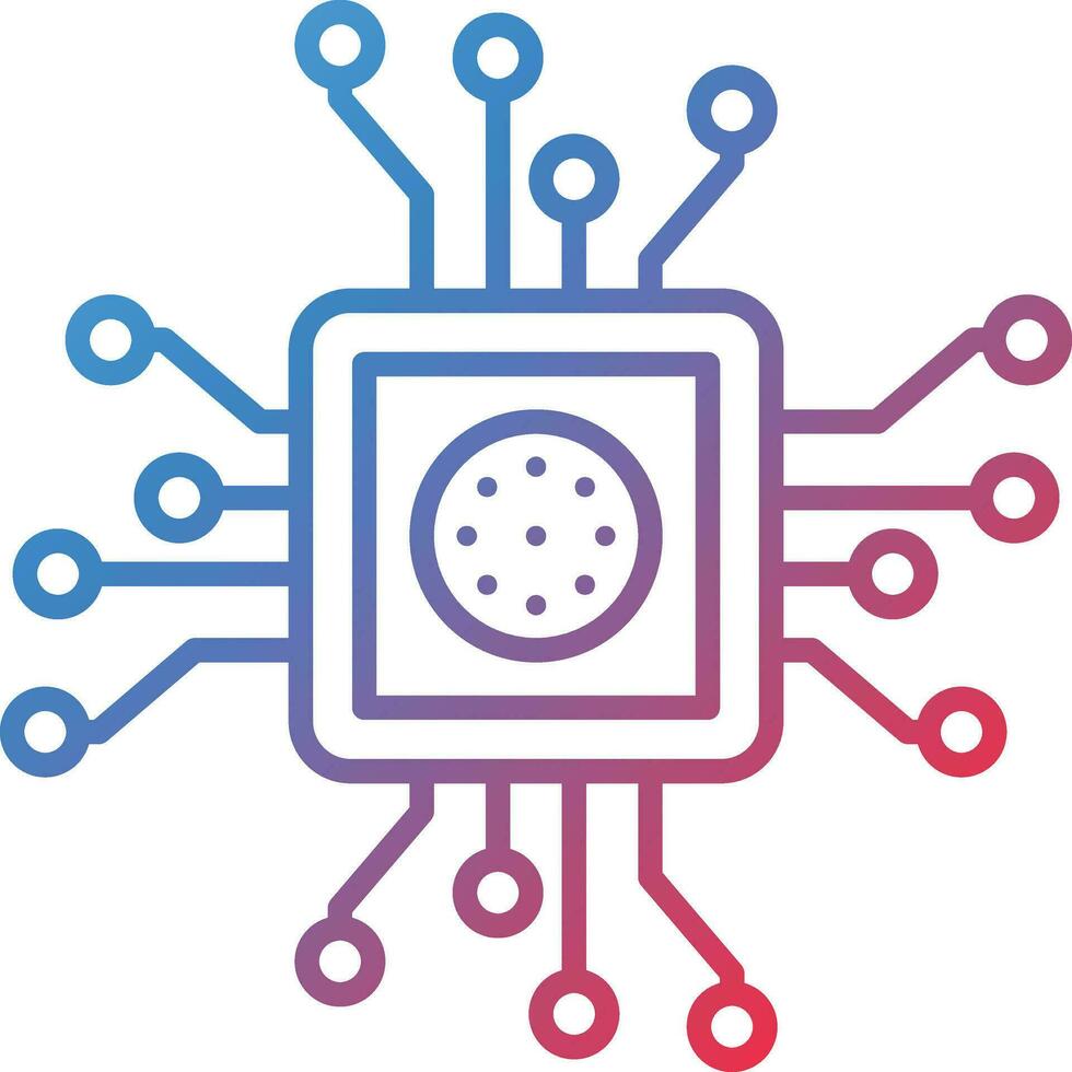 Data Processor Vector Icon